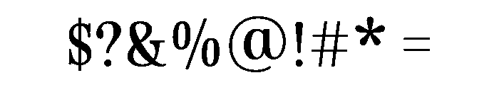 Limon Regular Font OTHER CHARS