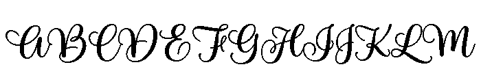 Limon Script Bold Font UPPERCASE