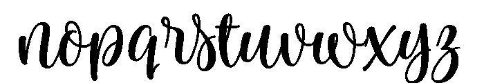 Limon Script Color Font LOWERCASE