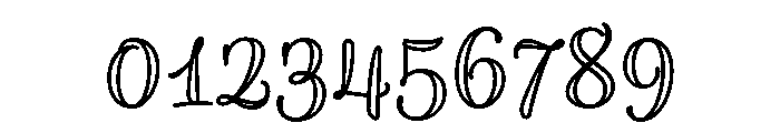 Limon Script Outline Font OTHER CHARS