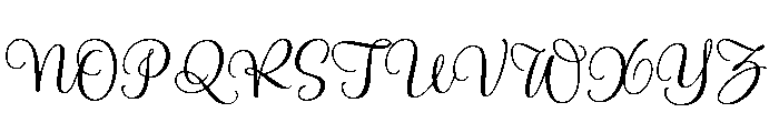 Limon Script Regular Font UPPERCASE