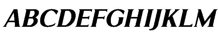 Limonata Bold Italic Font UPPERCASE