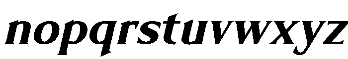 Limonata Bold Italic Font LOWERCASE