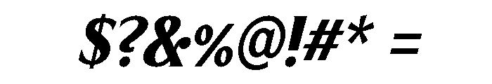 Limonata Condensed Bold Italic Font OTHER CHARS