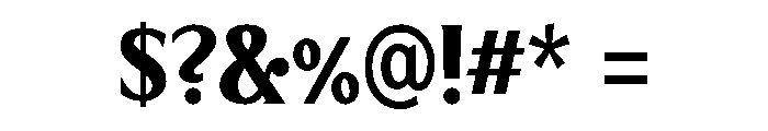 Limonata Condensed Bold Font OTHER CHARS
