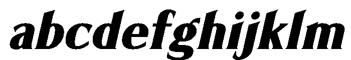 Limonata Condensed Extra Bold Italic FONT