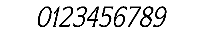 Limonata Condensed Light Italic Font OTHER CHARS