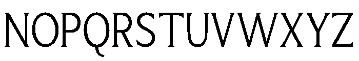 Limonata Condensed Light Font UPPERCASE