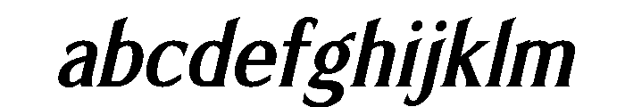 Limonata Condensed Medium Italic FONT