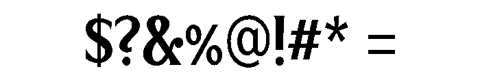 Limonata Condensed Medium Font OTHER CHARS