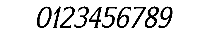 Limonata Condensed Regular Italic Font OTHER CHARS