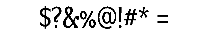 Limonata Condensed Regular Font OTHER CHARS