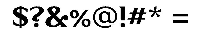 Limonata Extended Bold Font OTHER CHARS
