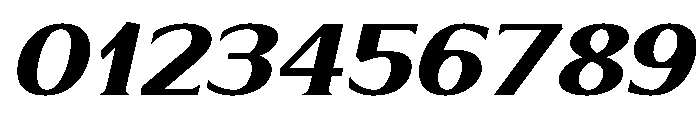 Limonata Extended Extra Bold Italic Font OTHER CHARS