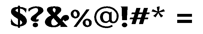 Limonata Extended Extra Bold Font OTHER CHARS