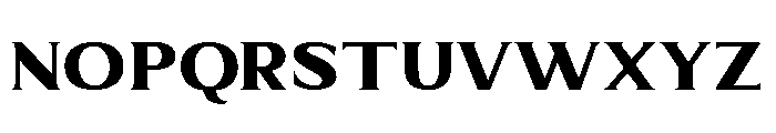 Limonata Extended Extra Bold Font UPPERCASE