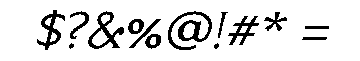 Limonata Extended Light Italic Font OTHER CHARS