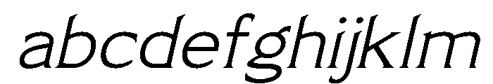 Limonata Extended Light Italic FONT
