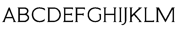 Limonata Extended Light Font UPPERCASE