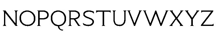 Limonata Extended Light Font UPPERCASE