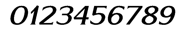 Limonata Extended Medium Italic Font OTHER CHARS