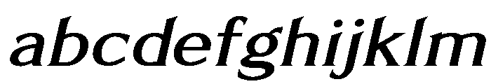Limonata Extended Medium Italic FONT