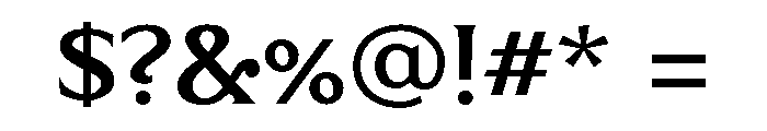 Limonata Extended Medium Font OTHER CHARS