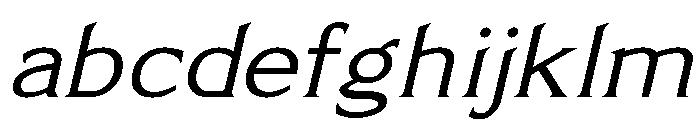 Limonata Extended Regular Italic FONT