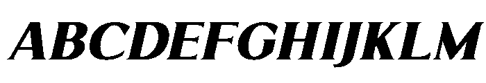 Limonata Extra Bold Italic Font UPPERCASE
