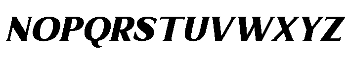 Limonata Extra Bold Italic Font UPPERCASE