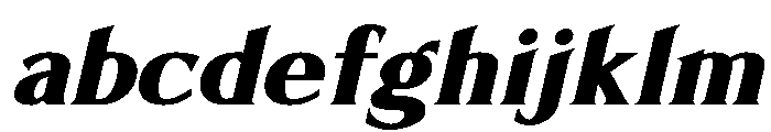 Limonata Extra Bold Italic FONT