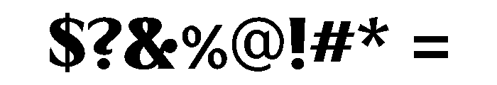Limonata Extra Bold Font OTHER CHARS