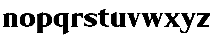 Limonata Extra Bold Font LOWERCASE