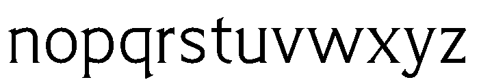 Limonata Light Font LOWERCASE