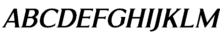 Limonata Medium Italic Font UPPERCASE