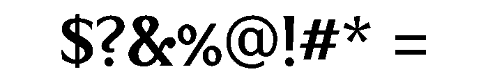 Limonata Medium Font OTHER CHARS