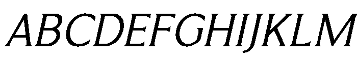 Limonata Regular Italic Font UPPERCASE