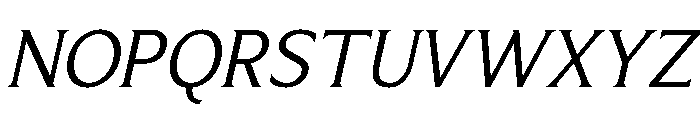 Limonata Regular Italic Font UPPERCASE