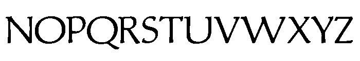 Lindum Regular Font UPPERCASE