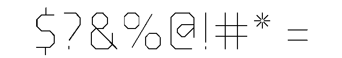 Lingua Light Font OTHER CHARS