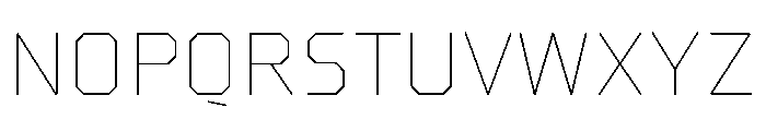 Lingua Light Font UPPERCASE
