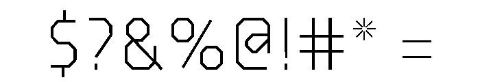 Lingua Regular Font OTHER CHARS
