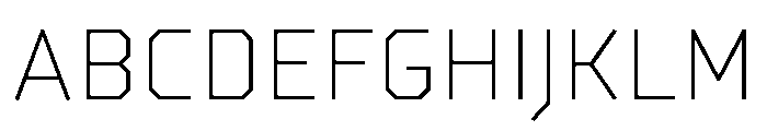 Lingua Regular Font UPPERCASE