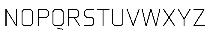 Lingua Regular Font UPPERCASE