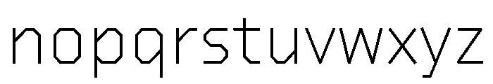 Lingua Regular Font LOWERCASE