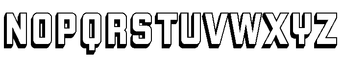 Liquorstore 3D Font UPPERCASE