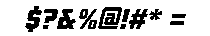 Liquorstore Bold Italic Font OTHER CHARS