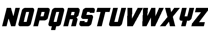 Liquorstore Bold Italic Font UPPERCASE