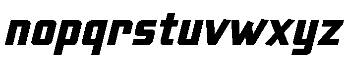 Liquorstore Bold Italic Font LOWERCASE