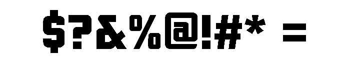 Liquorstore Bold Font OTHER CHARS
